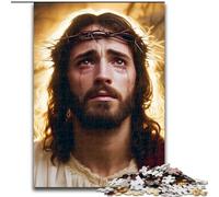 Jigsaw Puzzle 1000 Pieces Jesus 1000 Pieces Puzzles for Adults Ideal for And Family Fun for Holidays, Birthdays (Size 26x38cm)