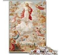 Jigsaw Puzzle 1000 Pieces Jesus Challenging Puzzles 26X38CM Perfect for Family Fun on Christmas, Thanksgiving, Birthdays & Easter