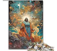 Jigsaw Puzzle 1000 Pieces Jesus Christ Wooden Puzzles size 50x75cm Home Decor Brain Teaser Game for Teenagers & Family Interaction