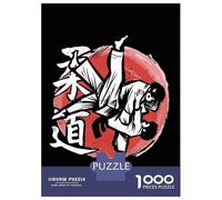 Jigsaw Puzzle 1000 Pieces Judo Hand Drawn Fighters Jigsaws for Adults Brain Teaser Game Improve Memory Deal As Gifts for The Whole Family 70x50cm/1000pcs