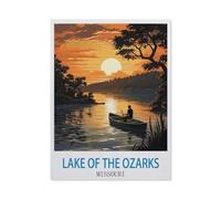 Jigsaw Puzzle 1000 Pieces,Lake of The Ozarks Missouri,Large Family Puzzle Game Artwork for Adults Teens-CM221-26x38cm