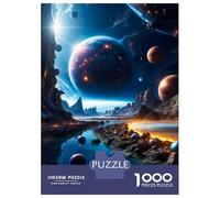 Jigsaw Puzzle 1000 Pieces Lakes And Planets Jigsaws for Adults Brain Teaser Game Improve Memory Deal As Gifts for The Whole Family 38x26cm/1000pcs