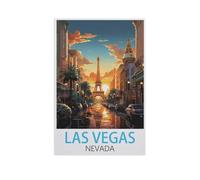 Jigsaw Puzzle 1000 Pieces,Las Vegas Nevada,Wood Children Toys Decompression Game(75x50cm)-FP57