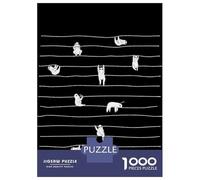 Jigsaw Puzzle 1000 Pieces Lazy Sloth Jigsaws for Adults Brain Teaser Game Improve Memory Deal As Gifts for The Whole Family 38x26cm/1000pcs