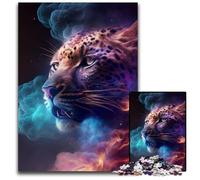 Jigsaw Puzzle 1000 Pieces Leopard Nebula Impossible Jigsaw Puzzles for Adults Perfect for Halloween, Christmas, Birthday Gift 26X38CM/10.23x14.96inch