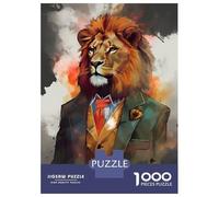Jigsaw Puzzle 1000 Pieces Lion Enchantment Jigsaws for Adults Brain Teaser Game Improve Memory Deal As Gifts for The Whole Family 70x50cm/1000pcs
