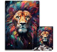 Jigsaw Puzzle 1000 Pieces Lions colorful Jigsaw Puzzles Creative Family Game & Home Decor, for Teenagers 1000 PCS(38x26cm)