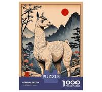 Jigsaw Puzzle 1000 Pieces Llama Vintage Puzzles for Adults Toy Wall Decor Hand Speed Race Deal As Gifts for The Whole Family 70x50cm/1000pcs