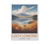 Jigsaw Puzzle 1000 Pieces,Loch Lomond National Park,Large Family Puzzle Game Artwork for Adults Teens(38x26cm)-G18