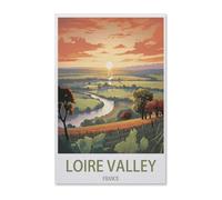 Jigsaw Puzzle 1000 Pieces，Loire Valley，paper Adult Toys Decompression Game（38x26cm）-H6