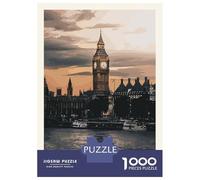 Jigsaw Puzzle 1000 Pieces London City Jigsaws for Adults Brain Teaser Game Improve Memory Deal As Gifts for The Whole Family 70x50cm/1000pcs