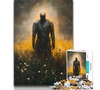 Jigsaw Puzzle 1000 Pieces Lost Knight Educational Family Game Staycation Kill Time Educational Toy (size 50x75cm)