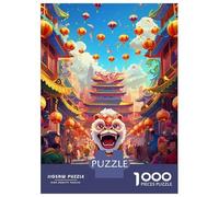 Jigsaw Puzzle 1000 Pieces Lunar New Year Parade Jigsaws for Adults Brain Teaser Game Improve Memory Deal As Gifts for The Whole Family 70x50cm/1000pcs
