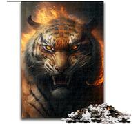 Jigsaw Puzzle 1000 Pieces Magic Tiger 1000 Piece Jigsaw Puzzles for Adults Christmas Halloween Mother's Day New Year Easter Gift (Szie 50x75 cm)