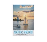 Jigsaw Puzzle 1000 Pieces，Martha S Vineyard Massachusetts，Paper Children Toys Decompression Game（38x26cm）-FQ57