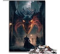 Jigsaw Puzzle 1000 Pieces Monster Invasion Jigsaws 1000 Pieces for Adults Perfect for Teenager & Families, Ideal Size 50X75CM