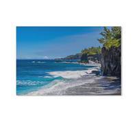 Jigsaw Puzzle 1000 Pieces，Natural Beauty, sea, Indian Ocean, Reunion Island，Adult Toys Decompression Game 38x52CM