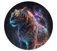 Jigsaw Puzzle 1000 Pieces Nebula Tiger Cardboard Jigsaw Puzzles for Adults for Holidays & Birthdays (67.5x67.5cm)