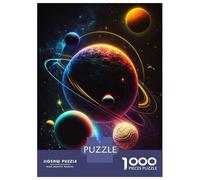 Jigsaw Puzzle 1000 Pieces Neon Flying Astronomy Jigsaws for Adults Brain Teaser Game Improve Memory Deal As Gifts for The Whole Family 38x26cm/1000pcs