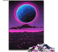 Jigsaw Puzzle 1000 Pieces Neon Planet Puzzle for Teenagers, Couples, And Friends for Birthdays, Christmas (size : 50x75cm)