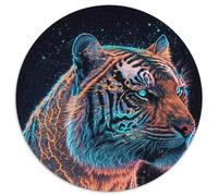 Jigsaw Puzzle 1000 Pieces Neon Tiger Jigsaw Puzzles for Adults Brain Challenge Game for Teenagers & Family Interaction 1000pcs (67.5x67.5cm)