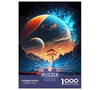 Jigsaw Puzzle 1000 Pieces New Earth Universe Cosmos Jigsaws for Adults Brain Teaser Game Improve Memory Deal As Gifts for The Whole Family 52x38cm/1000pcs