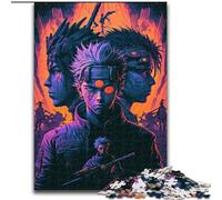 Jigsaw Puzzle 1000 Pieces Ninja Killer Made of Wood, Fun Activity for at Home 50x75cm Brain Teaser Game for Teenagers, Perfect