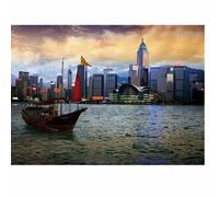 Jigsaw Puzzle - 1000 Pieces - Nocurnal Landscapes : Hong Kong Island