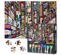 Jigsaw Puzzle 1000 Pieces NYC Street Art Colorful Graffiti Urban Landscape Puzzle Adults Family Activity Gift 27.5 x 19.7 Inches