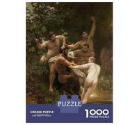 Jigsaw Puzzle 1000 Pieces Nymphs And Satyr Jigsaws for Adults Brain Teaser Game Improve Memory Deal As Gifts for The Whole Family 70x50cm/1000pcs