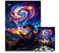 Jigsaw Puzzle 1000 Pieces Old Man of The Universe Wooden Jigsaw Puzzles Educational Games Stress Relieving, Home Decoration Toys for Age 14 50X75CM