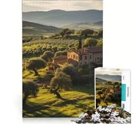 Jigsaw Puzzle 1000 Pieces Olive Plantation Practical Game Difficult Hard Unique Gifts for Birthday And Christmas 50x75cm