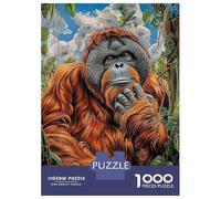 Jigsaw Puzzle 1000 Pieces Orangutan Portrait Puzzles for Adults Toy Wall Decor Hand Speed Race Deal As Gifts for The Whole Family 38x26cm/1000pcs