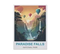 Jigsaw Puzzle 1000 Pieces，Paradise Falls National Park，Paper Adult Toys Decompression Game（38x26cm）-A86
