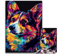 Jigsaw Puzzle 1000 Pieces Pembroke Welsh Corgi Dog Difficult Puzzles for Adults DIY Home Decor Gift, Adult Brain Teaser 26X38CM/10.23x14.96inch