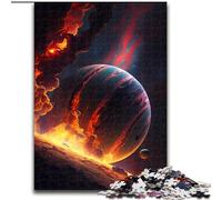 Jigsaw Puzzle 1000 Pieces Planet Gas Giant Made of Wood, Idea, Humorous Artwork, Detailed Artwork 50x75cm for Birthday Holiday Christmas