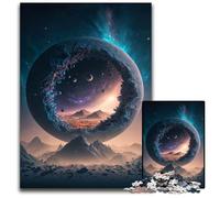 Jigsaw Puzzle 1000 Pieces Portal To Outer Space Puzzles for Adults Perfect for Christmas, Halloween, Easter, New Year 26X38CM/10.23x14.96inch