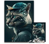 Jigsaw Puzzle 1000 Pieces PUMA FUNKYb Puzzles for Adults Perfect Faor Family Gatherings Birthdays Holidays 1000 PCS(75x50cm)