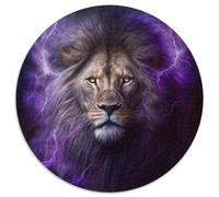 Jigsaw Puzzle 1000 Pieces Purple Lion Jigsaw Puzzles for Adults for Teenagers, Family Game Night, Brain-Challenging Gift Idea 67.5x67.5cm