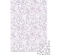 Jigsaw Puzzle 1000 Pieces PurpleDotsPattern-AbstractWatercolorStyle Puzzles 70x50cm/1000pcs Gift For Kids Challenging Creative Educational Games DIY Cardboard