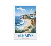 Jigsaw Puzzle 1000 Pieces Puzzles for Adults Algarve Portugal Challenging Puzzles Hard Puzzle for Family Decorations 38x52cm