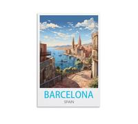 Jigsaw Puzzle 1000 Pieces Puzzles for Adults Barcelona Spain Challenging Puzzles Hard Puzzle for Family Decorations 38x52cm