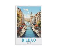 Jigsaw Puzzle 1000 Pieces Puzzles for Adults Bilbao Spain Challenging Puzzles Hard Puzzle for Family Decorations 50x70cm