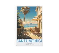 Jigsaw Puzzle 1000 Pieces Puzzles for Adults California Santa Monica 1000 Piece Puzzle Educational Games Home Decoration Puzzle 26x38CM