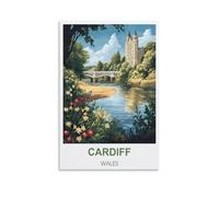 Jigsaw Puzzle 1000 Pieces Puzzles for Adults Cardiff Wales 1000 Piece Puzzle Educational Games Home Decoration Puzzle 38x52cm