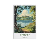 Jigsaw Puzzle 1000 Pieces Puzzles for Adults Cardiff Wales 1000 Piece Puzzle Educational Games Home Decoration Puzzle 38x52cm