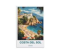 Jigsaw Puzzle 1000 Pieces Puzzles for Adults Costa Del Sol Spain Challenging Puzzles Hard Puzzle for Family Decorations 52x70cm