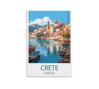 Jigsaw Puzzle 1000 Pieces Puzzles for Adults，Crete Greece 1000 Piece Puzzle Educational Games Home Decoration Puzzle 52x38cm
