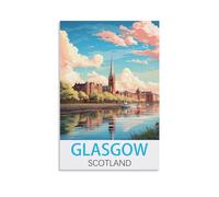 Jigsaw Puzzle 1000 Pieces Puzzles for Adults Glasgow Scotland Challenging Puzzles Hard Puzzle for Family Decorations 50x70cm