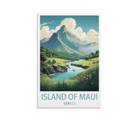 Jigsaw Puzzle 1000 Pieces Puzzles for Adults Island of Maui Hawaii Challenging Puzzles Hard Puzzle for Family Decorations 26x38cm